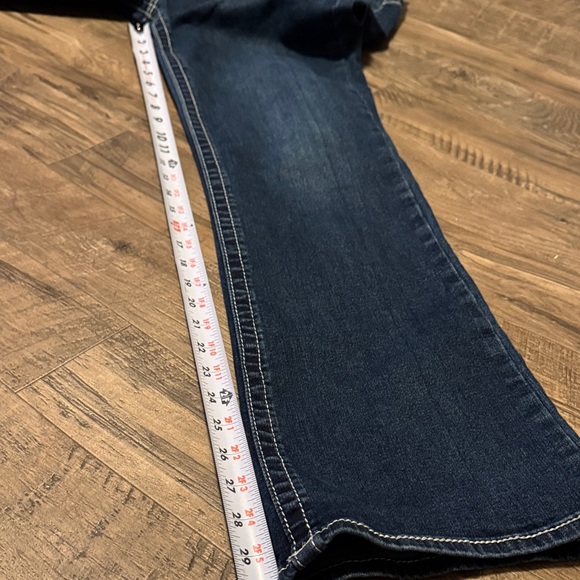 Vigoss ‘Marley Bootcut’ Dark Blue Jeans with White Stitching - Size 15/32 - Picture 7 of 7